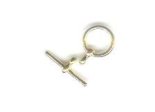 B. ORO 18K BF26  Broche T 17mm grande (1 pza)