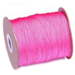 Cordon Italiano 1mm- Rosa Fuerte 200m (1 rollo)