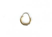 B. ORO 18K BC55 Arracada Facetada Mod. # 0 11mm (1 par)