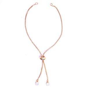 159-02 Micropave Pulsera para armar 23cm Dorado (1 pza)