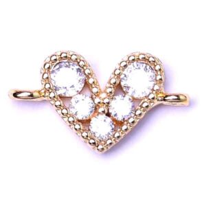 484-01 Micropave Sep. Corazon Transp. 10mm Dorado (1 pza)