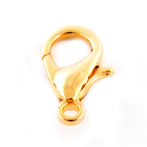 Chapa Oro Broche Ballena 9mm (6 pzas)