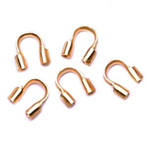 Chapa de Oro Conector p/Acerado 4mm (10 pzas)