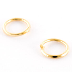 Chapa Oro Argolla 5mm- 79pzas aprox (3 grms)