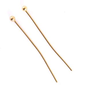 Chapa de Oro 18K Alfiler Cerillo 35-40mm- 17pzas aprox (2 grms)