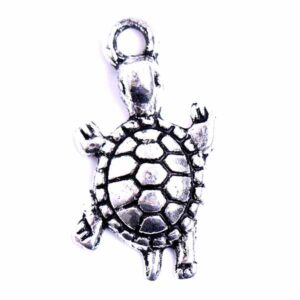 D.290 Pewter PA Dije Tortuga 22mm (5 pzas)