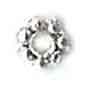 CU.16 Pewter PA Cuenta Roseta chica 4mm- 270 pzas aprox (10 grms)