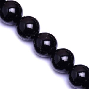 LD659 Turmalina Negra 8mm - 34cm aprox (1 tira)
