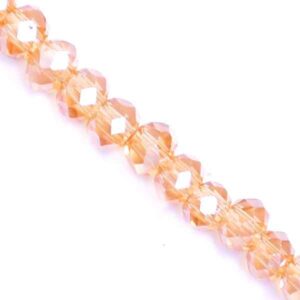 Cristal Rondel Fac. 2mm D-035AB Golden AB 40cm aprox. (1 tira)