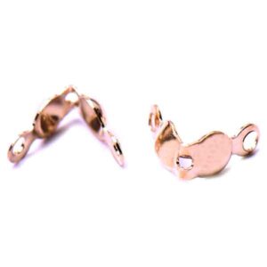 Cubierta grapas 2 perf. Dorado 5mm (20 pzas)