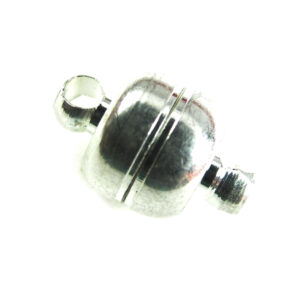 Broche Iman chico 7mm Plateado (2 pzas)