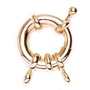 Broche Q Marinero 17mm Dorado (1 pza)