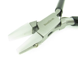 PL560-Pinza Planas c/ Punta Silicón Bead Smith 12cm (1 pza)