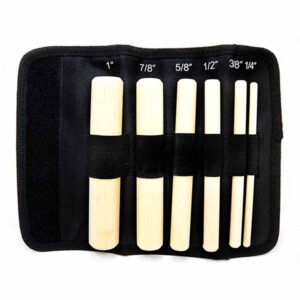 WOOD-1- Beadsmith Juego 6 Mandriles de Madera 25cm (1 pza)