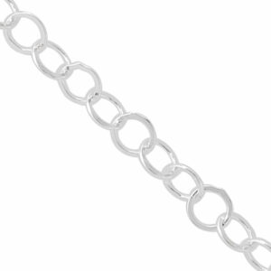 PLATA .925 PCH Cadena Giotto Mart  2.5x2.7mm-23 cm aprox (1 grm)