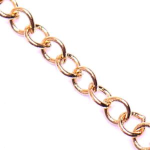 B.ORO 18K BCH027 Cadena Argolla 1.5mm- 39cm aprox (1 grm)
