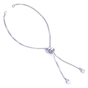 159-01 Micropave Pulsera para Armar Rodio (1 pza)