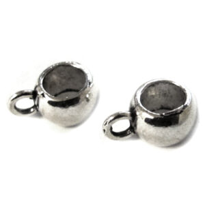 CU.83 Pewter PA Cuenta Argolla 6mm (12 pzas)