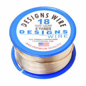 Alambre Designs Wire Dorado #18 1.04mm (7m aprox) (1 pza)