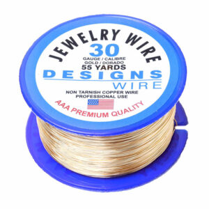 Alambre Designs Wire Dorado #30 0.25mm (43m aprox) (1 pza)