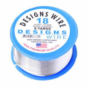 Alambre Designs Wire Plateado #18 1.04mm (7.30m aprox) (1 pza)