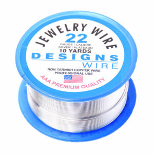 Alambre Designs Wire Plateado #22 0.6mm (9.10m aprox) (1 pza)