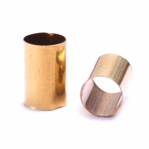 Tubo 5mm Dorado (10 pza)