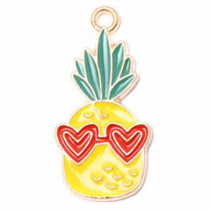 63 Esmalte Dije Piña 22mm (1 pza)