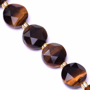 LD759 Ojo Tigre Moneda Fac 10 mm (1 tira)