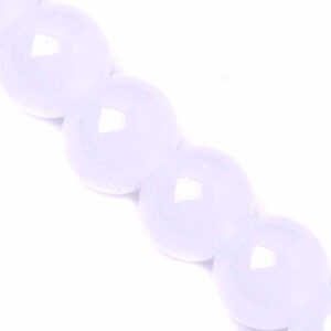 04-06 Cristal Jadesito Bola 10mm Blanco 39cm aprox. (1 tira)