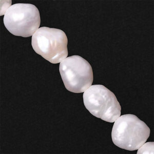 Perla de Rio Blanca Irregular 3-4mm- 35cm aprox (1 tira)
