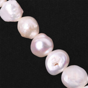 Perla de Rio Blanca Irregular 7-8mm- 34cm aprox (1 tira)