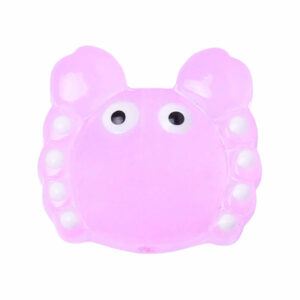 Murano Cuenta Cangrejo Rosa 13mm (1 pza)