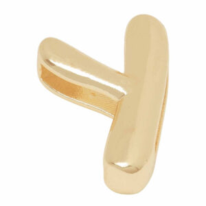 Chapa Oro Letra Transversal Inflada Y - 14mm (1 pza)