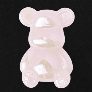 Acrilico Cuenta Oso Blanco AB 32mm (1 pza)