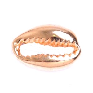 CDL187 Chapa de Oro 18K Sep. Caracol 16mm (2 pza)