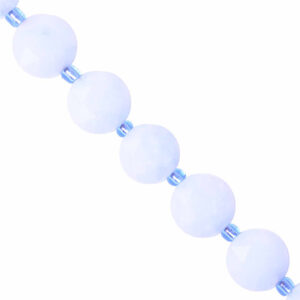 LD Moonstone Blanca Moneda Fac. 10mm- 21 cm aprox (1 tira)