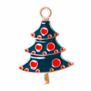 Esmalte Navidad Dije Pino 21mm (1 pza)