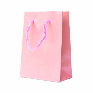 Bolsa Regalo con Asas Rosa 11x8x4cm (1 pza)