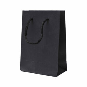 Bolsa Regalo con Asas Negro 11x8x4cm (1 pza)