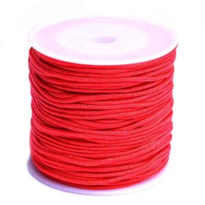 09 Cordon Chino 1.5- Rojo 15 mts aprox (1 rollo)