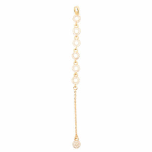 Micropave #1 Dije  Aros 10cm Dorado (1 pza)