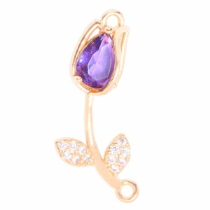 Micropave Separador Tulipan Lila 30mm Dorado (1 pza)