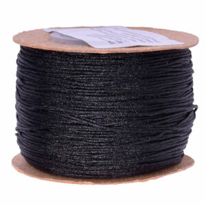 Cordon Italiano 0.8mm 02- Negro aprox 100mts (1 rollo)